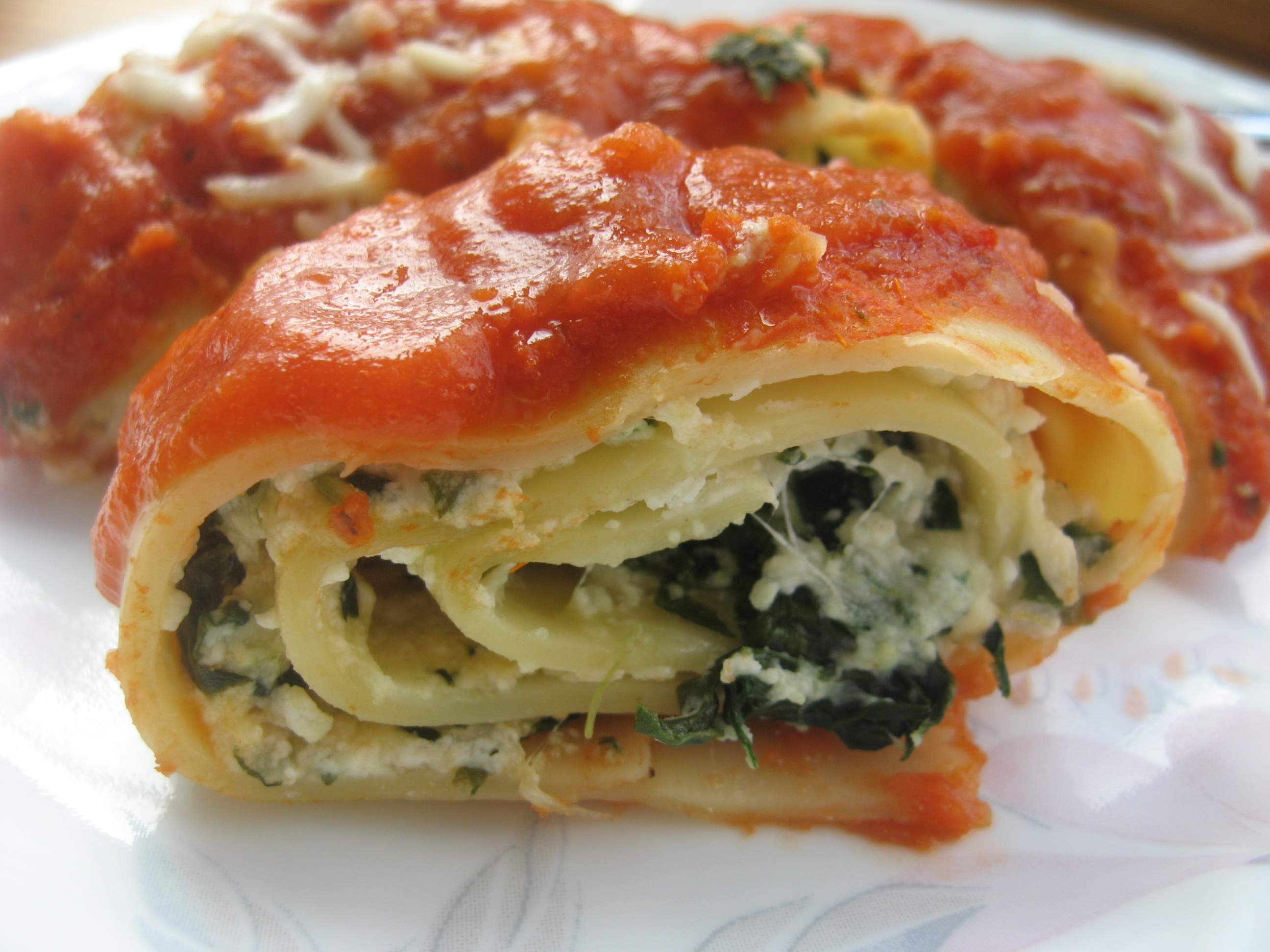 Image result for Healthy Spinach Lasagna Rolls