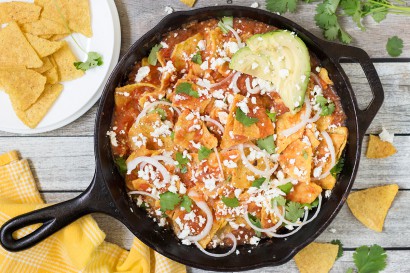 Traditional Mexican Chilaquiles Rojos | Tasty Kitchen: A Happy Recipe