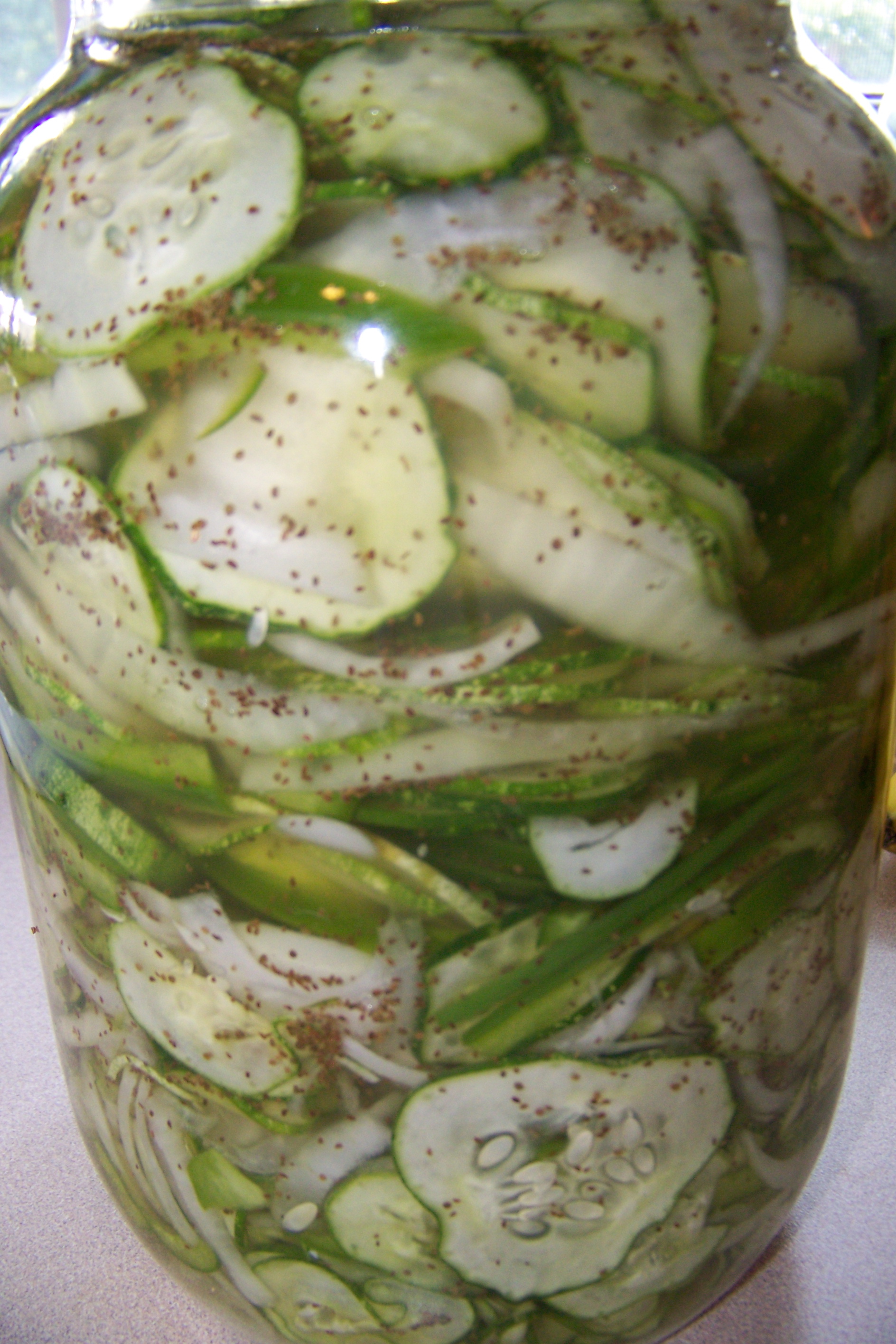 mamaw’s refrigerator bread and butter pickles