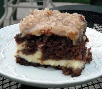 german chocolate cake ~ cheesecake style~