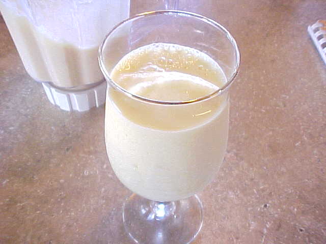orange juice smoothie