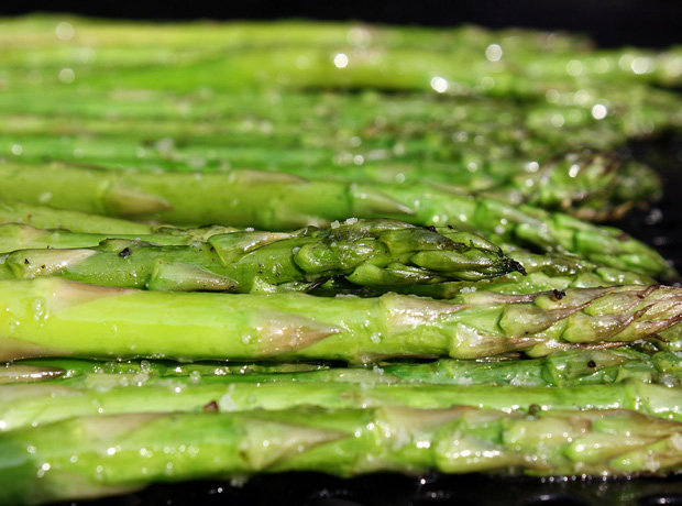 simply sweet grilled asparagus