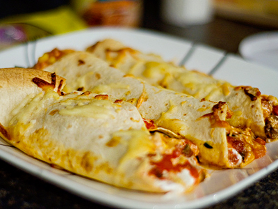 oven-baked burritos