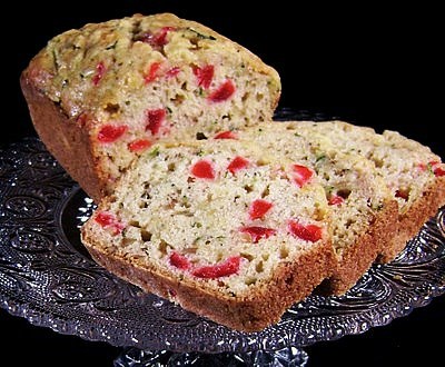 cherry vanilla zucchini bread