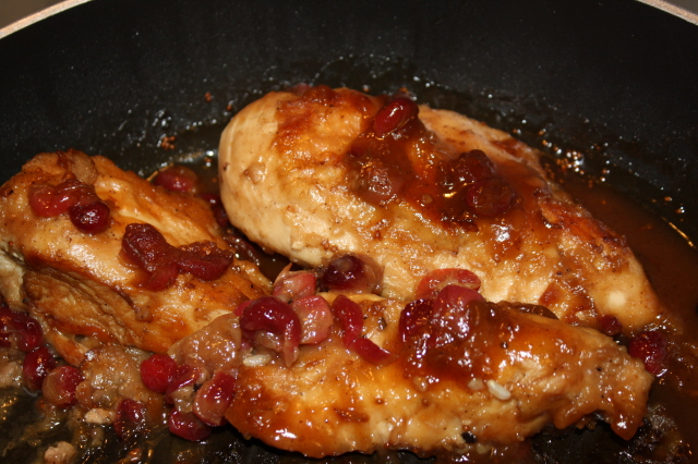 Penny’s easy cranberry chicken