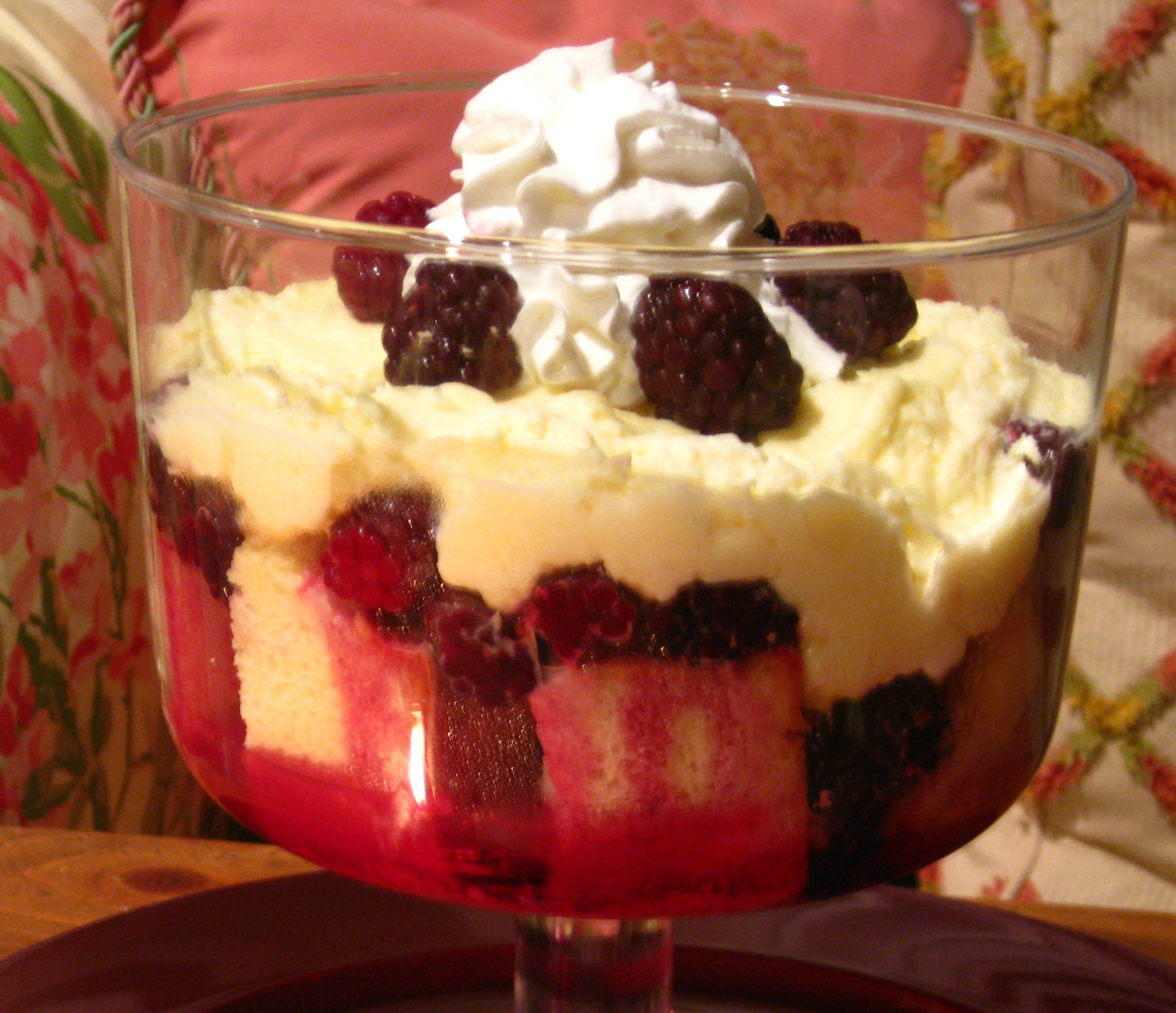 very berry anglo-italian trifle