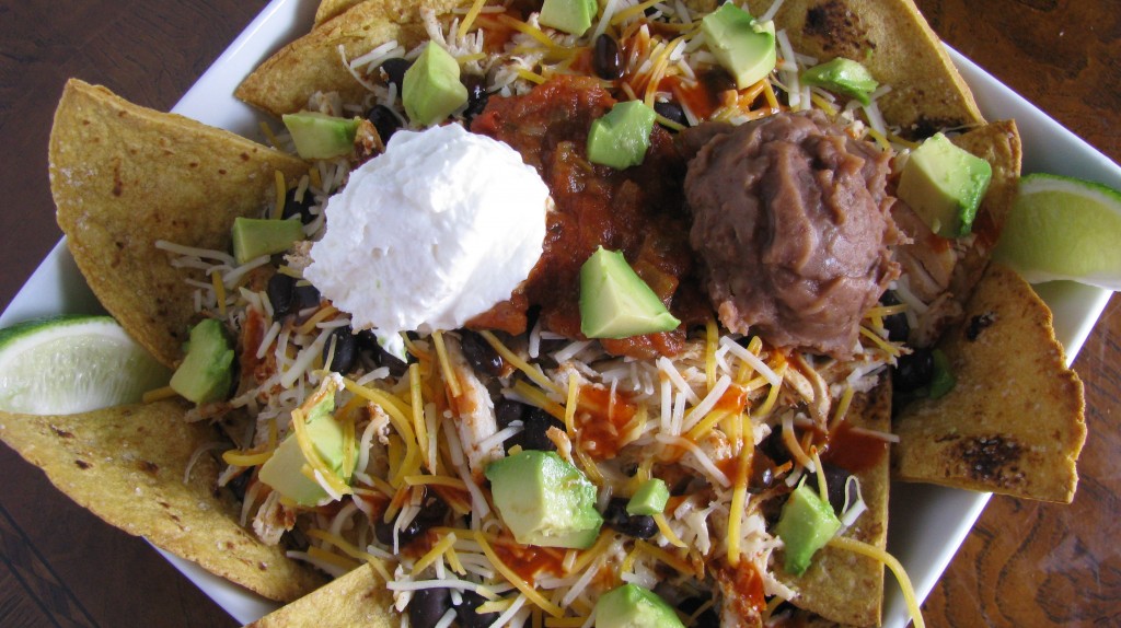 Loaded baked nachos – the healthy way!