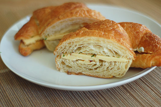 Smoked Gouda Croissant with Tarragon Mayonnaise | Tasty Kitchen: A ...