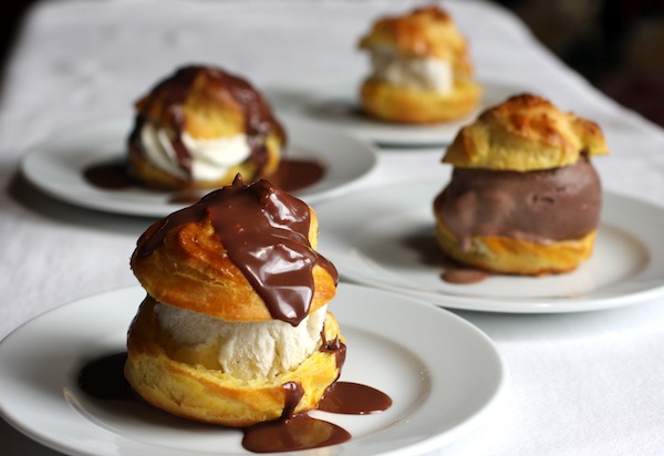 Cream Puffs with Chocolate Sauce | Tasty Kitchen: A Happy Recipe Community!