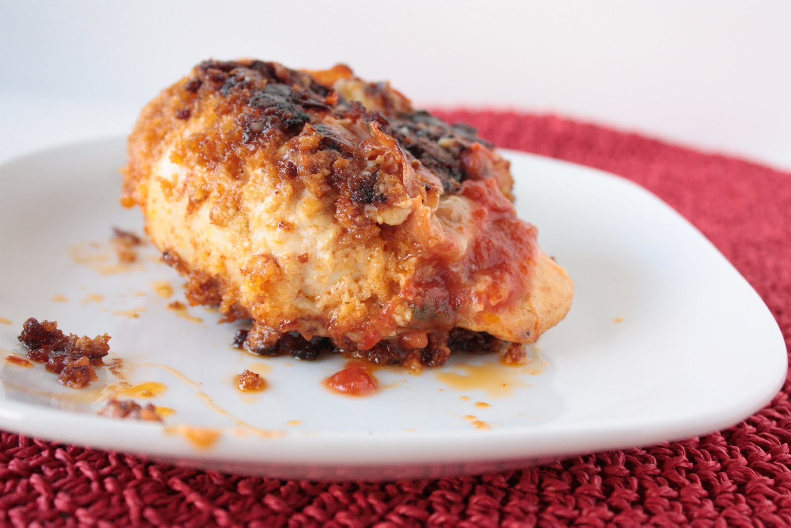 ham and cheese stuffed chicken with salsa