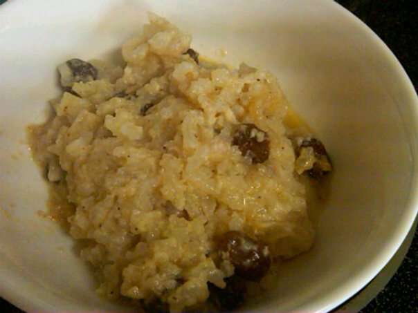 crock pot rice pudding (milk free)