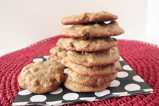 whole wheat peanut butter chocolate chip cookies