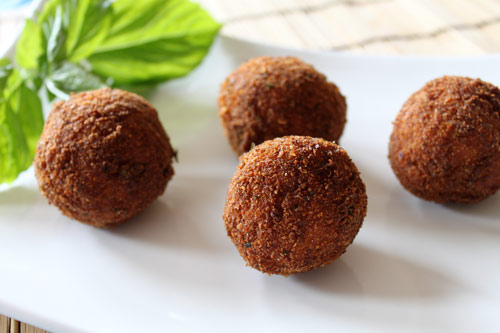 arancini – fried italian rice balls