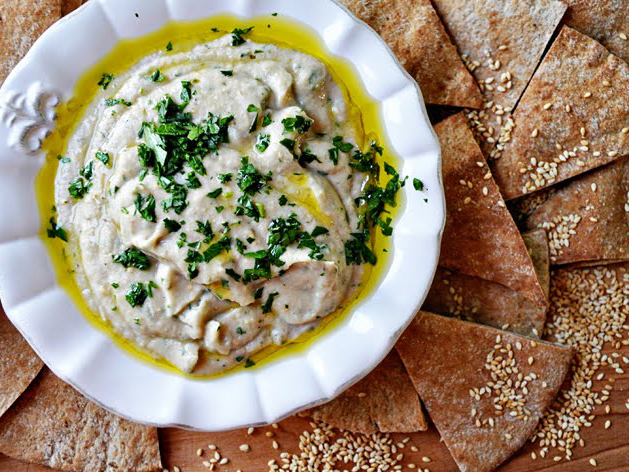 grilled baba ghanoush