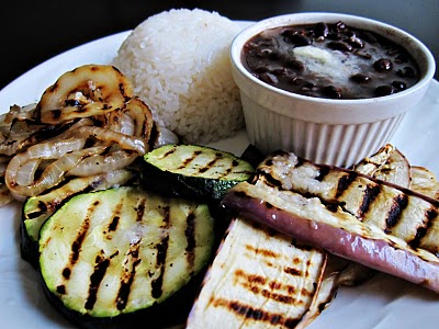 grilled veggies with cuban mojo sauce