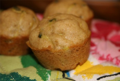 mini zucchini pecan muffins
