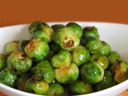 meg wolff’s glazed brussels sprouts