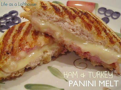 ham & turkey panini melt
