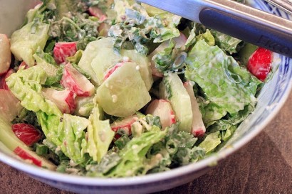caesar salad with extra awesomeness