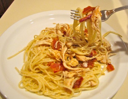garlic chicken pasta