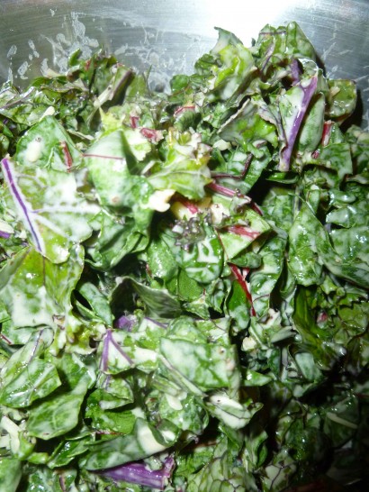 kale caesar salad (vegan)