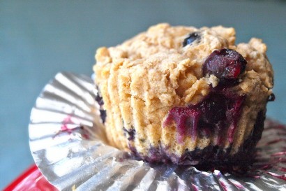 Blueberry maple muffins