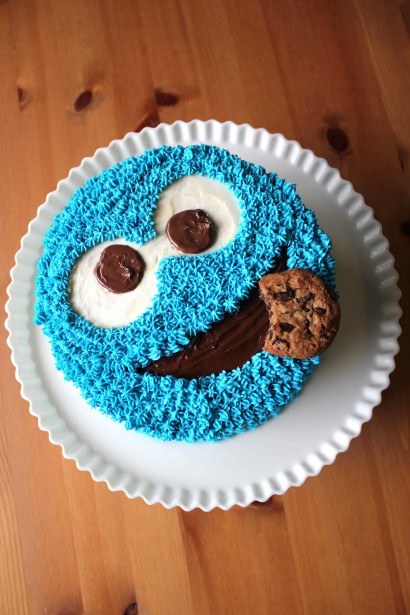 Cookie Monster Cake - CakeCentral.com