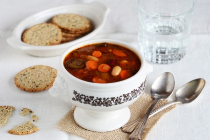 two-bean vegetable soup