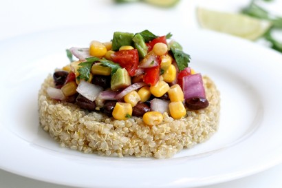 zesty mexican quinoa salad