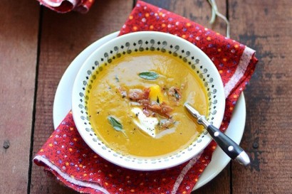 curried squash & orange soup