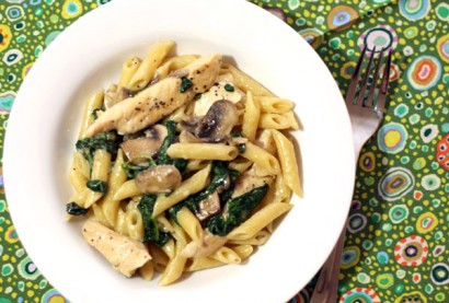Spinach & Mushroom Mascarpone Pasta with Chicken | Tasty Kitchen: A Happy  Recipe Community!