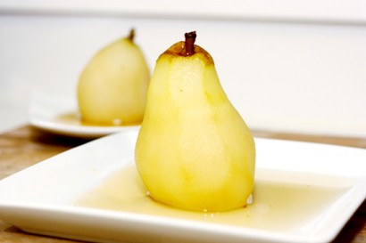 vanilla poached pears