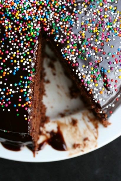 hot mess chocolate cake