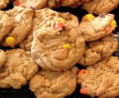 reese’s pieces peanut butter cookies