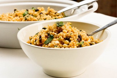 quinoa with corn and black beans