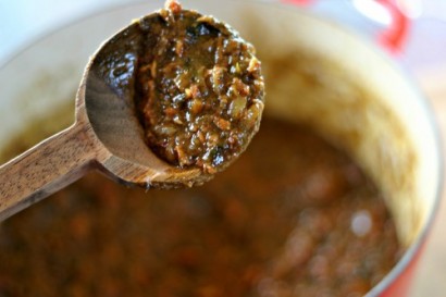 bacon, onion and green chile jam