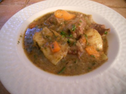 “fall is here” beef stew