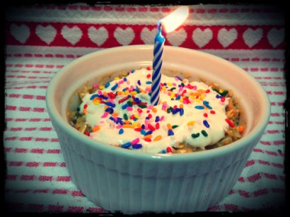 Birthday Cake Overnight Oats - Haute & Healthy Living