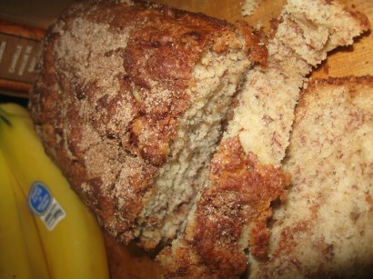 cinnamon swirl banana bread