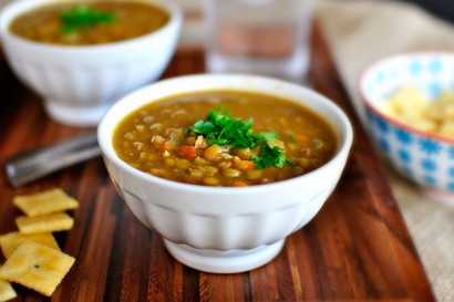 hearty vegetarian lentil soup