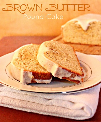 brown butter pound cake