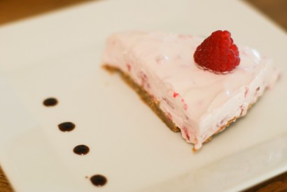 No-bake raspberry lemon cheesecake