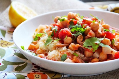 Slow-cooker chickpea stew with apricots