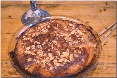 pear-almond tart