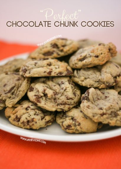 my “perfect” chocolate chunk cookies