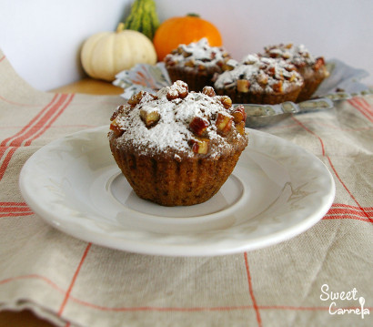 Pumpkin & coffee muffins
