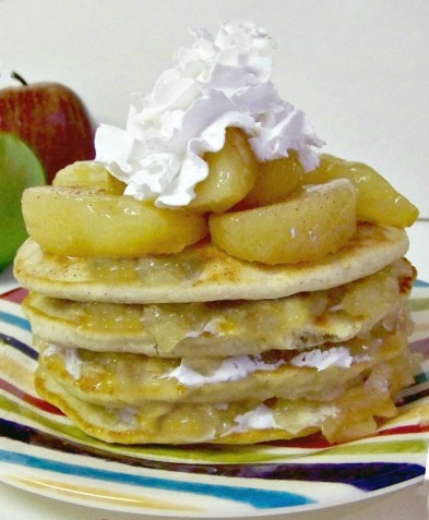 Best buttermilk apple pie pancakes