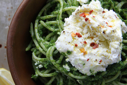 Kale Pesto Pasta with Ricotta and Chili | Tasty Kitchen: A Happy Recipe  Community!