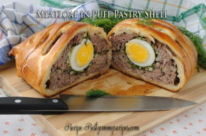 meatloaf in puff pastry shell