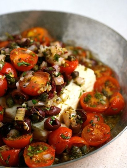 Baked Feta with Mediterranean Tomato Sauce | Tasty Kitchen: A Happy ...